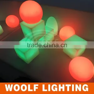 20CM RGB Color Change Night Club Waterproof Led Cube Chair Lighting thumbnail-3