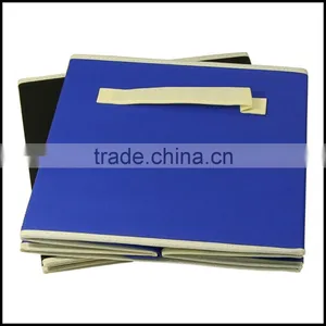 Foldable Fabric Storage Box With Flat thumbnail-2