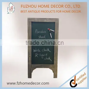 Top Selling Antique Wood Standing Magnetic Double Side Chalkboard in Good Quality thumbnail-3