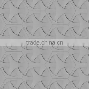 Bathroom or Kitchen Indoor Decoration Plain Concrete 3D Tiles Front Wall thumbnail-1