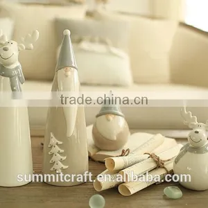 Funny Christmas Resin Santa and Reindeer Christmas Craft thumbnail-6