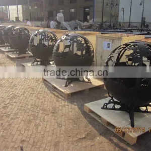 2016 Hot Sale 900*6mm Outdoor Metal Ball Fire Pit thumbnail-1