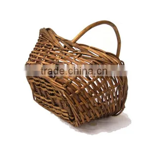 Wholesale Cheap Wicker Basket With Handle thumbnail-1
