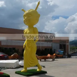 H6 Meters Fiberglass Lady Sculpture thumbnail-1