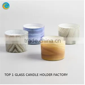 Wholesale Glass Pedestal Candle Holder With High Quality thumbnail-4
