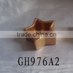 Hot Sale Mini Star Shape Terracotta Candle Holder thumbnail-1
