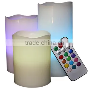 Hight Quality Multi-color Battery Operated Led Frameless Candle Light With Remote 2016 thumbnail-1