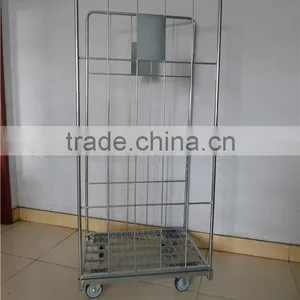 2 Wall Folding Metal Roll Container/roll Cage thumbnail-1