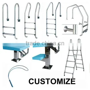 Wholesale Price High Quality Swimming Pool Plastic Pool Ladder thumbnail-2