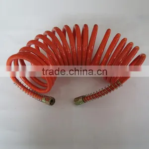 Jinrui Red pe Air Coil Hose With Coupler 12mm*8mm 15m High-pressure Resistance Used for Pneumatic Tools for Air Brake Hose thumbnail-5