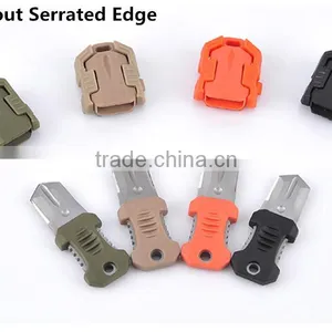 TK-1566 Outdoor Camping Survival Tool Molle System Beetle Webbing Buckle Tactical Knife thumbnail-5