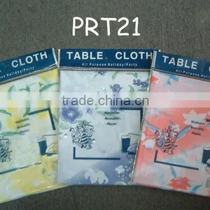 Plastic Table Cover for Sale Plastic Clear Printed Table Cloth thumbnail-1