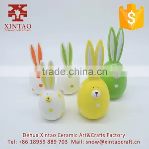 Ceramic Saving Box Rabbit Coin Bank Money Box thumbnail-5