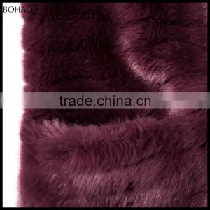 New Color Long Pattern Special Fabric Style Fake Fur Coat Ladies thumbnail-5