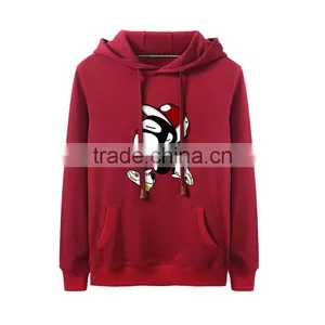 Long Sleeve Fleece Sweatshirt Cheap Mens Printed Sweatshirt Wholesale Crewneck Hooded Custom Sweatshirt thumbnail-2