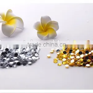 Acrylic Round Rhinestone Flat Back 5mm Non Hotfix thumbnail-1