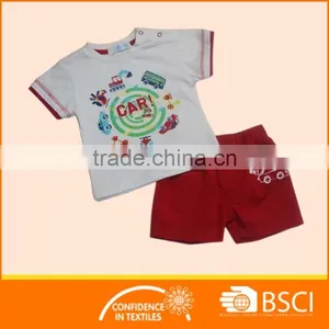 New Summer Cartoon Soft Cotton Baby Girl Kids Clothing Set thumbnail-1