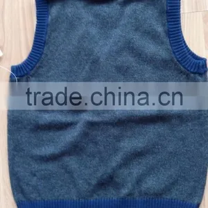 Boys Cardigan Autumn V-neck Vest Basic Geometric Diamond Patchwork Childrens Clothing Kids Jackets Sweaters for Kid Pull Garcon thumbnail-4
