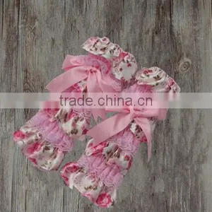 Fashion Kids Ruffle Lace Leg Warmers Baby Satin Knitted Leg Warmers thumbnail-4