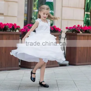 Sleeveless Net Fabric Ball Grown Dress for Baby Girl Summer Dress thumbnail-3