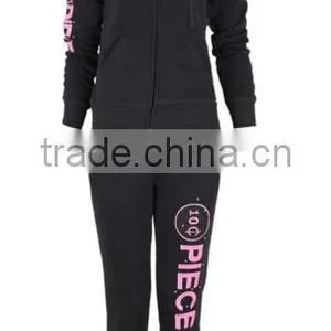 Women's Sporty Embellished Two Piece Active Set With Zip Up Jacket thumbnail-4
