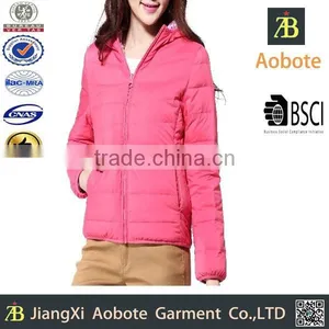 2015 High Quality Woman's Outdoor Breathable Two Sides Wear Short Padded Jacket thumbnail-1