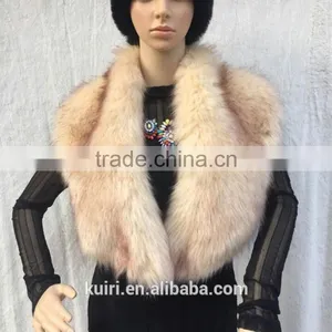 New Selling Faux Fur Collars Scarf Collar White&Black Winter Pure Color Autumn And Winter thumbnail-2