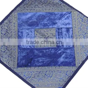 Handcrafted Indian Decor Pillows Vintage Zari Throw Accent Cushion Covers thumbnail-1
