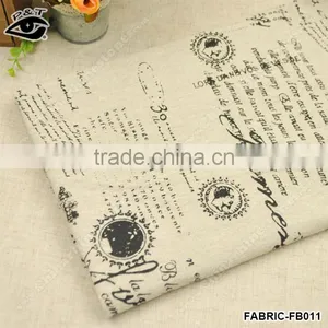 Hot Sale Western Style Printing Canvas Fabric Cotton and Linen Fabric Zakka Fabric Household Textile Cloth thumbnail-1