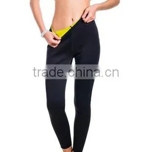 Hot Fashion Women's Neoprene Body Shaper Power Knee Pants Slim Yoga Trousers Ninth Pants thumbnail-1