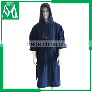 Wholesale Custom Women Hooded Surf Poncho Towel thumbnail-1