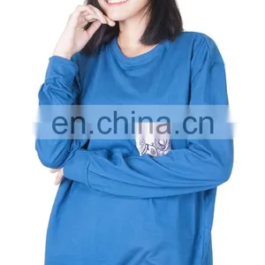 Women's T-shirt Short and Long Sleeve With Pocket Crew Neck Comfort All Sizes thumbnail-5