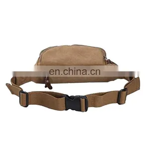 Canvas Belt Bag Waist Pack Running Sling Backpack Crossbody Bag Fanny Packs thumbnail-4