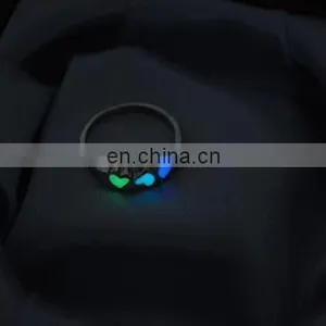 Luminous Heart Glow In The Dark Ring thumbnail-1