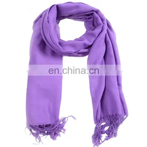 HOT Selling Plain Pashmina Scarf thumbnail-1