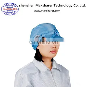 Antistatic Cleanroom Cap Esd Working Safety Blue Hat thumbnail-1
