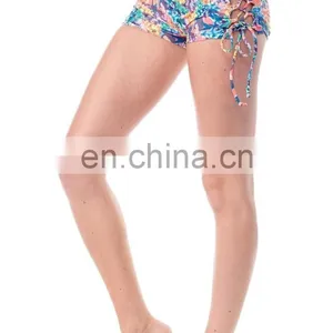 Women's Athletic Compression Shorts Fitness Sports Gym Elastic Yoga Shorts thumbnail-4