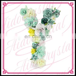 Aidocrystal New Style Cheap Fashion Artificial Floral Letters for Shop Wall thumbnail-1