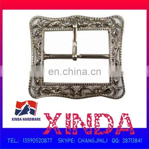74 x 65mm Fashionable Belt Buckle, 3mm in Thickness, Made of Alloy, Plating Finishing thumbnail-1