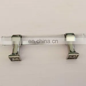 5" Lucite Acrylic Modern Cabinet Handle Pull Furniture Door T Bar Knobs and Pull Handles Golden ,acrylic Handle thumbnail-6