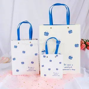 Custom Pink Paper Packaging Bag With Logo thumbnail-5