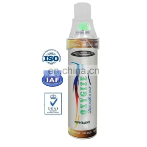 Oxygize ISO Approved Portable Oxygen Can in Peppermint Flavor With Mask thumbnail-2
