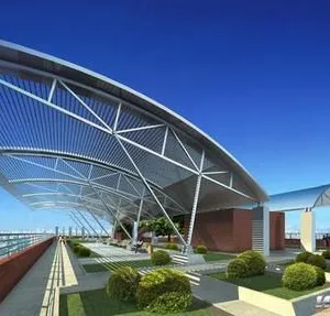 H-beam Steel Grid Structure For Special-shaped Buildings thumbnail-3
