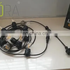 Customized PVC Cable Outdoor Waterproof E26 E27 String Lights Christmas Lights Outdoor thumbnail-1