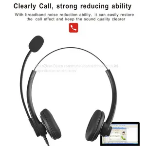China Beien A26 PA Telephone Call Center Headset Noise-cancelling Headset Customer Service Gaming Headset thumbnail-1