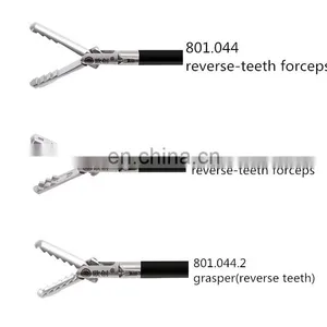 Geyi Autoclavable Reverse-teeth Grasper China Laparoscopic Forceps Medical Supplies thumbnail-2