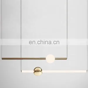 Zhongshan Post Modern Design Decorative LED Hanging Chandelier Pendant Light for Hotel thumbnail-4