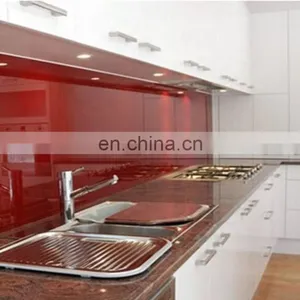 Customized 6mm Printed Glass Splash Back Kitchen Sink Glass Splashback thumbnail-3