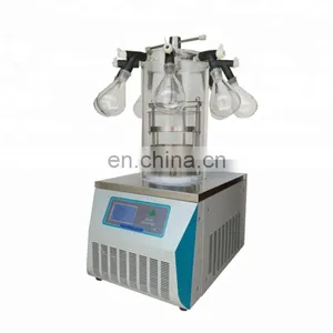 LGJ-10 Manifold Top Press Type Vacuum Freeze Dryer Laboratory Lyophilizer Machine For Food thumbnail-1