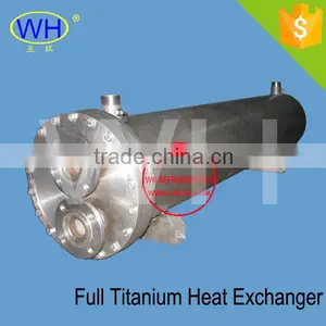 70KW Cleanable Industrial Heat Exchanger Price PP Shell Stainless Steel Tube Evporator for Rubber Plastic Industrial Chiller thumbnail-3